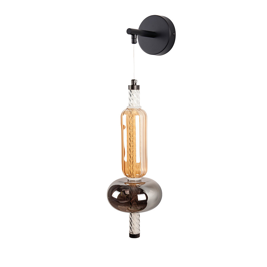 Бра сучасне світлодіодне Levistella 5W колір Чорний LVS5478, фото 1