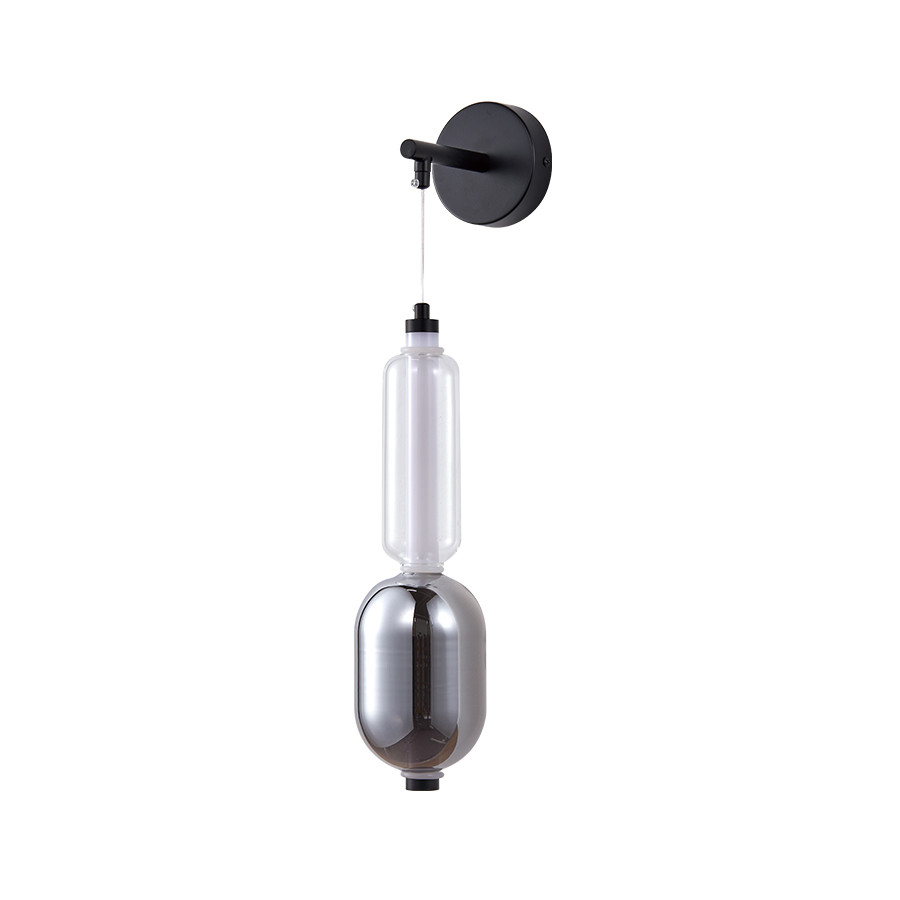 Бра сучасне світлодіодне Levistella 5W колір Чорний LVS5512, фото 1