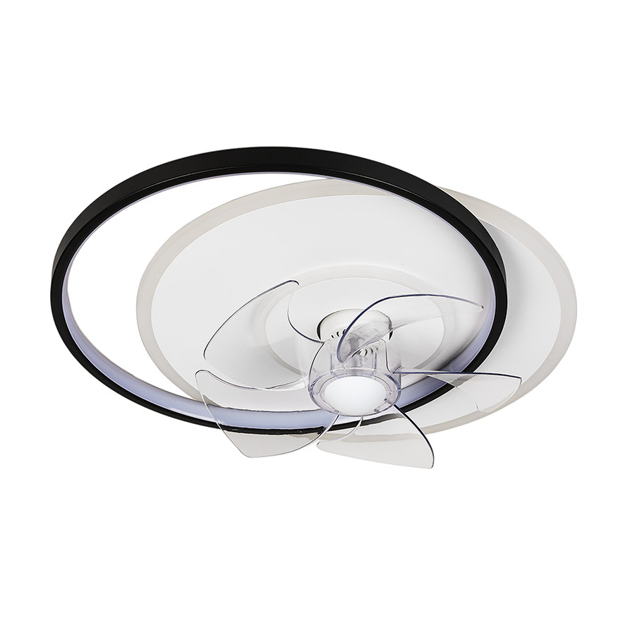 Люстра вентилятор Levistella 48 W  м² колір Чорно + Білий LVS5677, фото 1