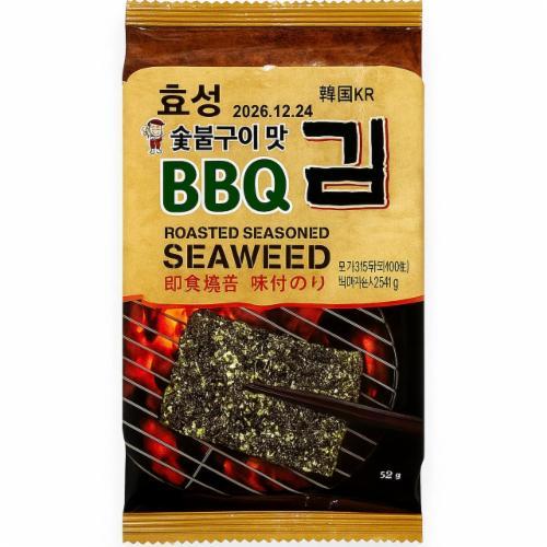 Чіпси норі Ock Dong Ja BBQ Roasted Seasoned барбекю 43 шт 12 g, фото 1