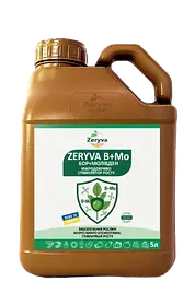 Мікродобриво Стимулятор Росту B+MO Бор+Молібден ZERYVA 5 л