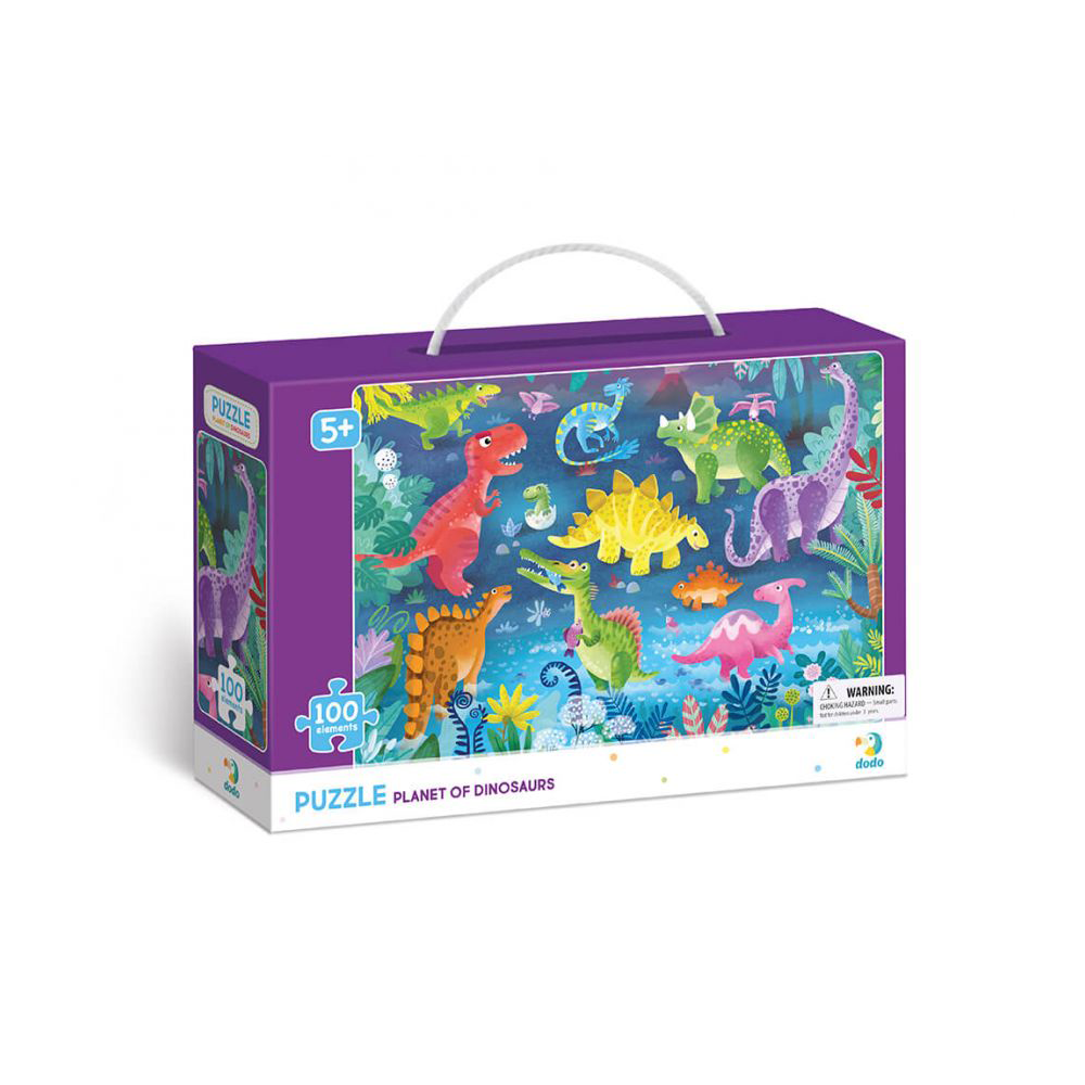 Пазл Dodo 300403 Планета динозаврів 100 елементів, фото 1