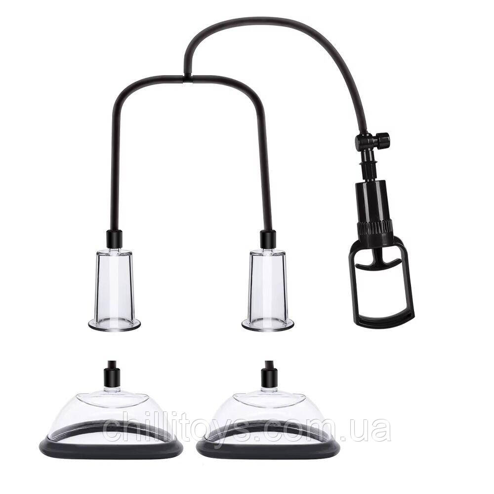 Вакуумна помпа для грудей та сосків Men Powerup Passion Pump, фото 1