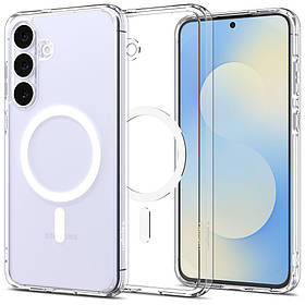 Чохол Spigen Samsung Galaxy S25 FE - Ultra Hybrid MAG, Clear/ White (ACS10027)