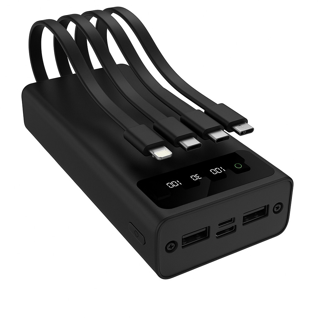 Power Bank 20000mAh black, фото 1