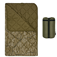 Ковдра кемпінгова з чохлом — Dense forest — 150 × 200 см KT7001012 — з кнопками для використання під пончо solve