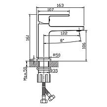 Змішувач для умивальника Haiba Kant 001 (HB9600), фото 2