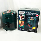 Цифровий аерогриль Rainberg, Аерофритюрниця для приготування фрі, Фритюрниця професійна NT-90, фото 4