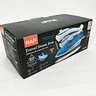 Праска з керамічною підошвою RAF R.1259B 800 Вт, Професійна праска для прасування YE-62, фото 5