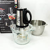 Електричний блендер для збивання RAF, Блендер із нержавіючою сталлю ножів для пюре і коктейлів LJ-51, фото 10