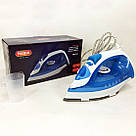 Парові праски для одягу горизонтальні, Якісна парова праска, Якісна електрична парова праска NZ-37, фото 8