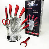 Набір ножів кухонні ножі кухарські набір UNIQUE UN-1832 9 шт, Сталеві кухонні ножі CV-23, фото 10