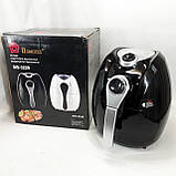 Мульти фритюрниця Domotec, Аерофрітюрниця з функцією швидкого приготування, Мультипіч для готування YP-98, фото 4