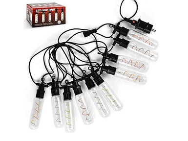 Гірлянда 10LED 5м світлодіодна зовнішня Лампочки Едісона M50062-С ТМ STENSON