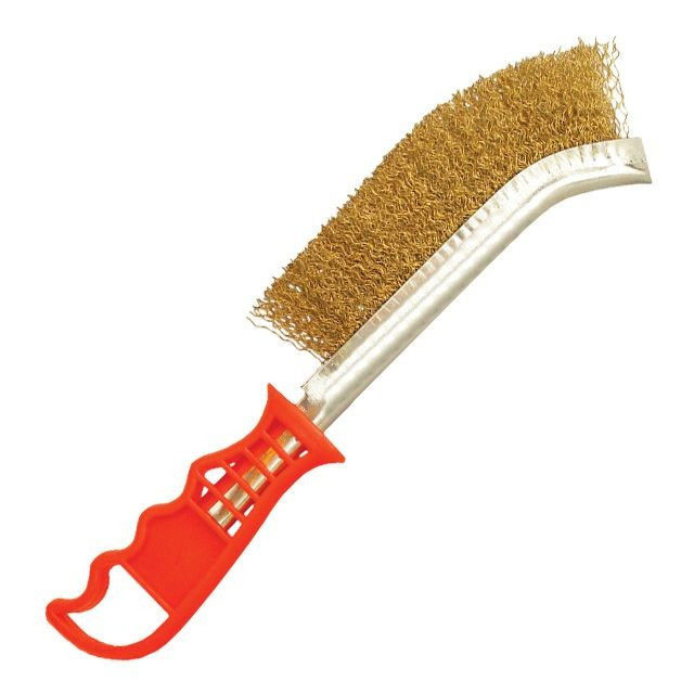 Щітка по металу дротяна латунна 88 г, фото 1