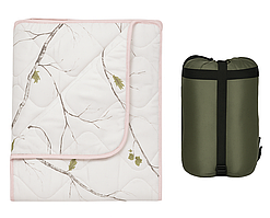 Ковдра кемпінгова з чохлом Snowy Forest 150 × 200 см KT7001015 — з кнопками для використання під пончо solve