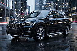 Бокові пороги Maydos V2 (2 шт., Алюміній) для BMW X1 F-48 2015-2022 рр