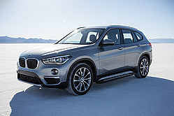Бокові пороги Vision New Black (2 шт., Алюміній) для BMW X1 F-48 2015-2022 рр