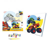 Набір для розпису за номерами 30х30 см "Блиск: На старт, увага, марш!" [tsi282526-ТCІ]