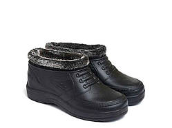 Калоші р.42-45 чорний на хутрі чоловічі (Пінка)/(6 пар) арт.В-113 A ТМ GIPANIS