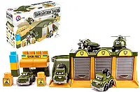 Парковка військова база з вертольотом і літаком пластикова Технок від 3 років 9277