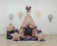 Вігвам та аксесуари великий ігровий намет для дітей курінь Зоряна мрія БОН БОН + кошик Повний комплект!, фото 2