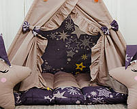 Вігвам та аксесуари великий ігровий намет для дітей курінь Зоряна мрія БОН БОН + кошик Повний комплект!, фото 3