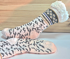 Шкарпетки-валянки з антиковзанням на стопі, для дому, "YU FENG", 36-42 р-р. Вовняні шкарпетки, шкарпетки термо для дому