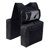 Сумка під кришку бензобака для квадроциклу ATV мото чорна 600D водостійка, фото 3