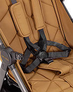 Прогулянкова коляска-книжка Carrello Bravo CRL-8512PU до 22 кг, гумові PU‑колеса, капюшон до бампера, регульована ручка, фото 7