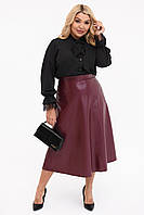 Спідниця Норма + Батал "Екошкіра". Розміри: 42-44, 44-46, 48-50, 52-54, 56-58, 60-62