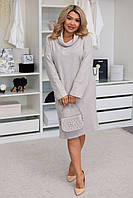 Плаття для пишних дам "Ангора". Розміри: 48-50, 52-54, 56-58, 60-62