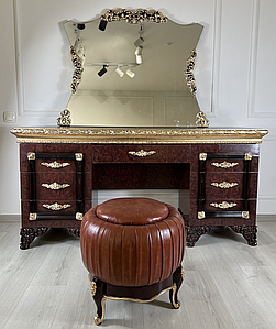 Ексклюзивний туалетний стіл бароко JOSS Версаль 160х43х170 см