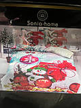 Комплект постільної білизни Новорічний Фланель, фото 6