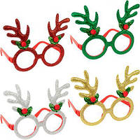 Від 12 шт. Окуляри новорічні "Ріжки" 2522 купити дешево оптом в інтернет-магазині