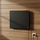 Гібридний інфрачервоний конвектор Flyme M400 чорний з програматором, 400 Вт, до 8 м.кв, фото 2