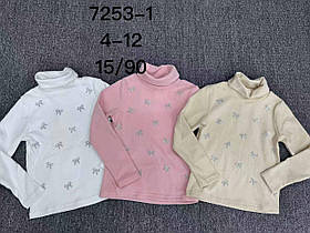 Гольф утеплений для дівчаток оптом, F&D, 4-12 років, арт. 7253-1