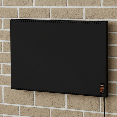 Електричний конвектор FLYME M600, 600 Вт, до 12 кв.м, з програматором (чорний)