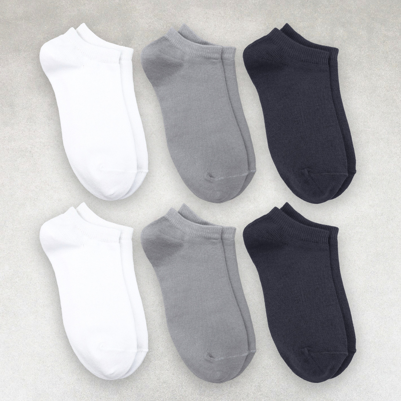 Шкарпетки жіночі 6 пар короткі бавовна преміум сегмент розмір 35-38, фото 1