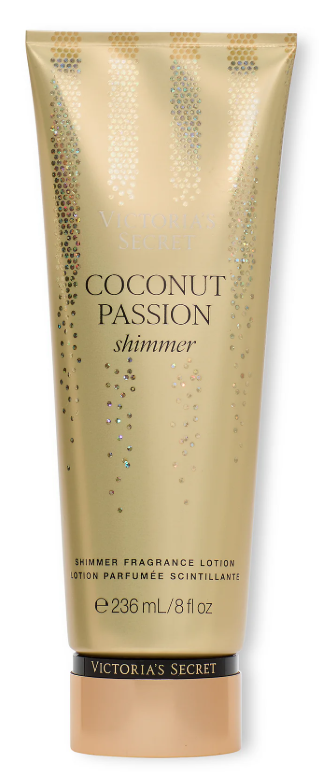 Victoria's Secret Coconut Passion Shimmer парфумований лосьйон для тіла з блисківками (оригінал оригінал США), фото 1