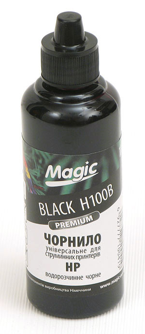Чорнило універсальне Magic HP Black 100 мл, фото 1