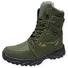 Черевики чоловічі зимові утеплені зелені