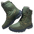 Черевики чоловічі зимові утеплені зелені, фото 7