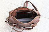 Чоловіча сумка для документів,Сумка тактична для документів,шкіряні сумки для документів коричнева, фото 3