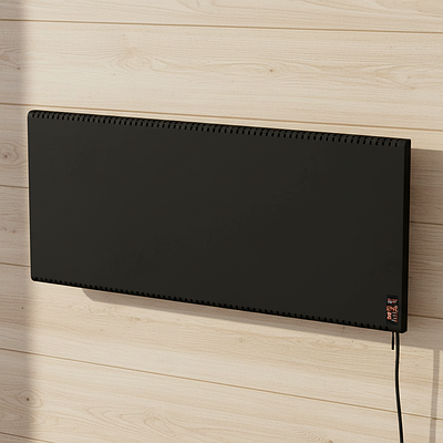 Електричний конвектор FLYME M1000, 1000 Вт, до 20 кв.м, з програматором (чорний)