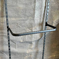 Дуга овальна чорна в рейку 60 см