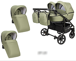 Універсальна коляска для двійні   Angelina “ Tvigo -Duo”  Ангеліна