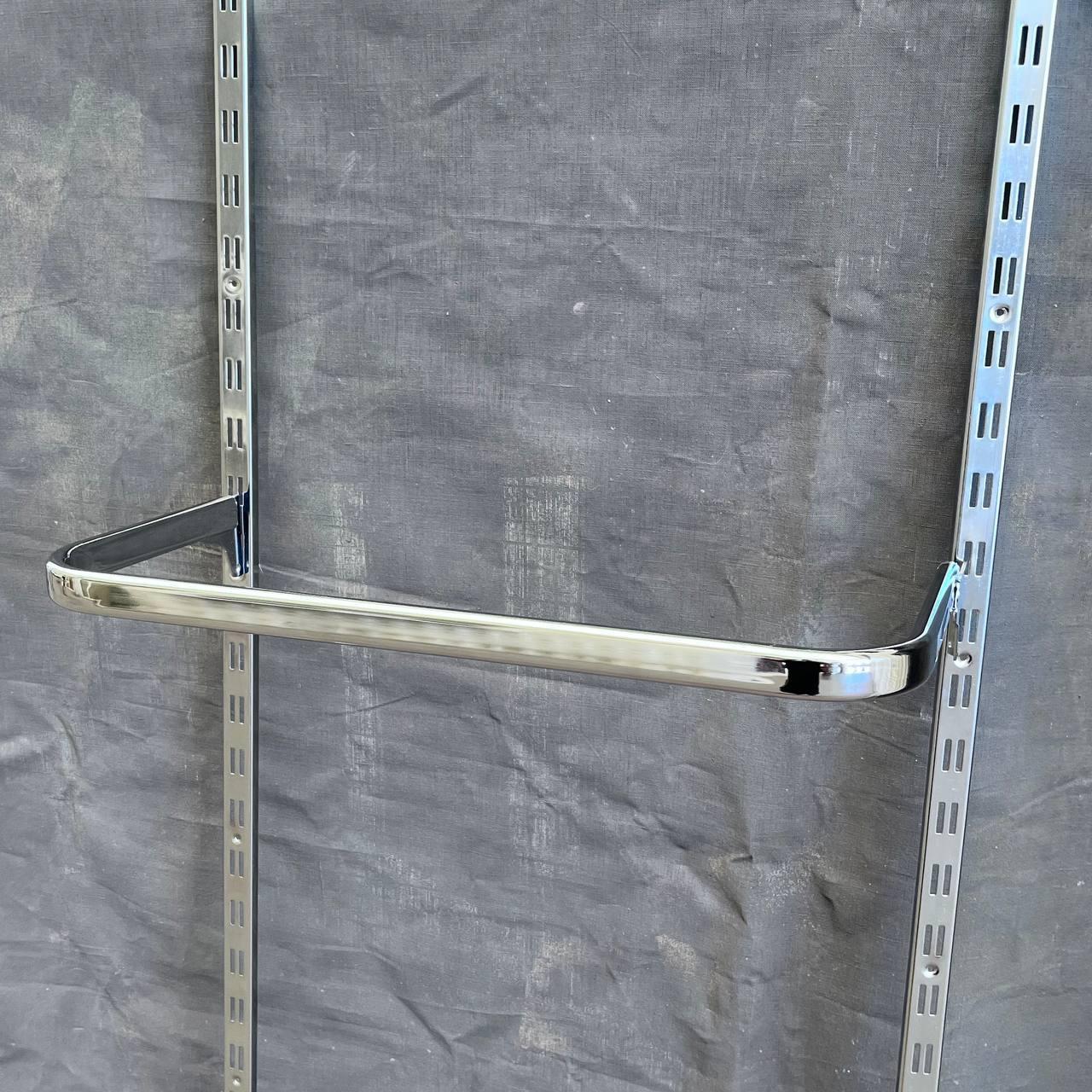 Дуга овальна хром у рейку 120 см, фото 1