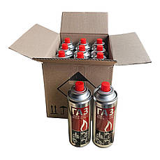 Газ для пальників універсальний всесезонний RECTOR 400мл (220г) УПАКОВКА 12шт