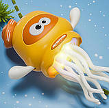 Інтерактивні іграшки Dancing Octopus Танцюючий Восьминіг 11 см Жовтий 3 шт, фото 8